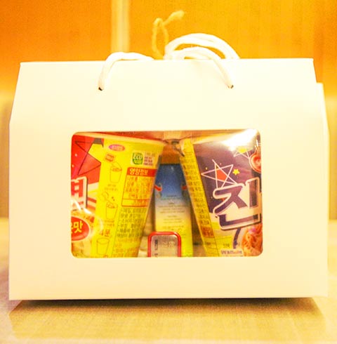 웰컴팩 주문 (컵라면,맥주등)
